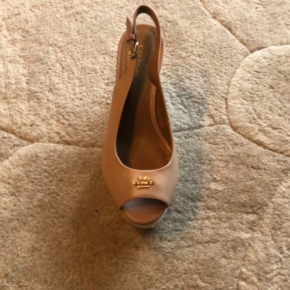 Coach wedge sandals